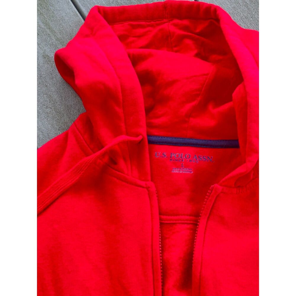 US Polo Full Zip Up Hoodie Jacket - Picture 2 of 4